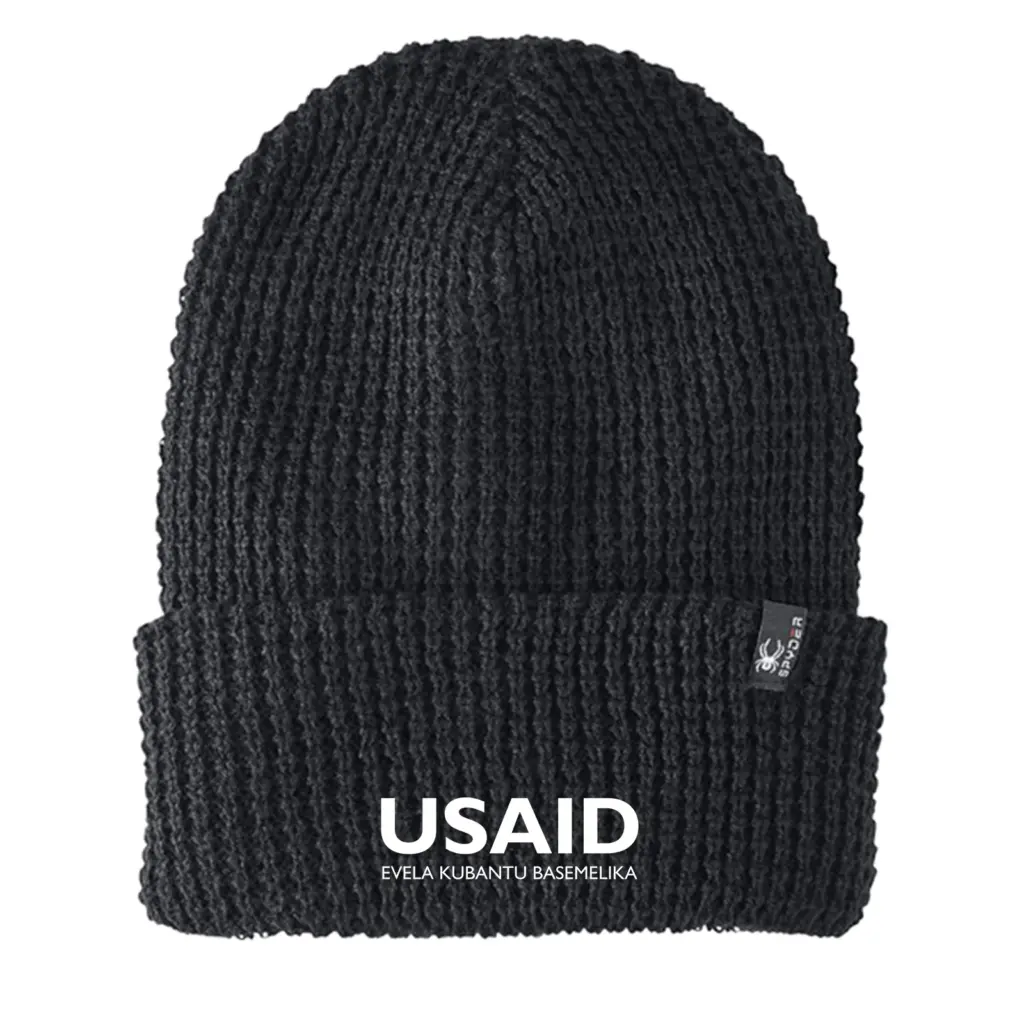 USAID Zulu - Embroidered SPYDER Adult Vertex Knit Beanie