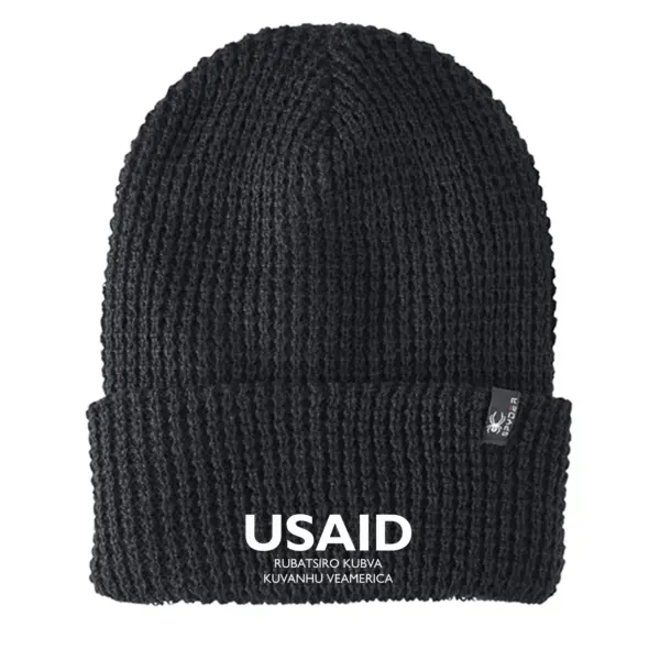 USAID Chishona - Embroidered SPYDER Adult Vertex Knit Beanie