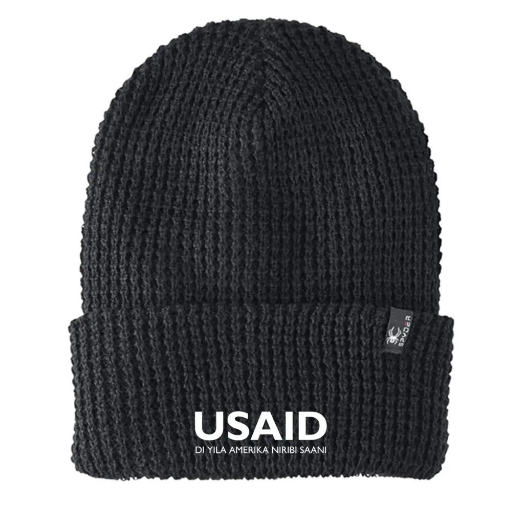 USAID Dagbani - Embroidered SPYDER Adult Vertex Knit Beanie