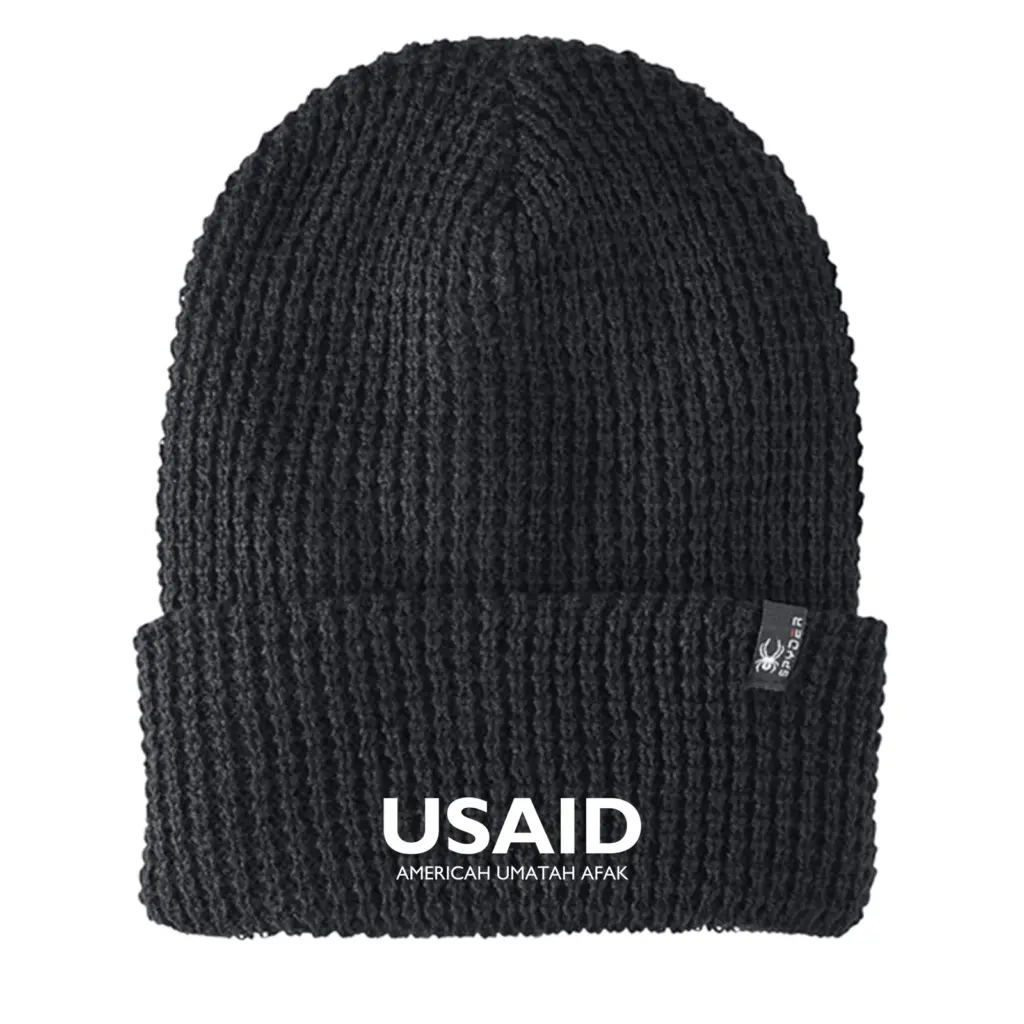 USAID Afar - Embroidered SPYDER Adult Vertex Knit Beanie