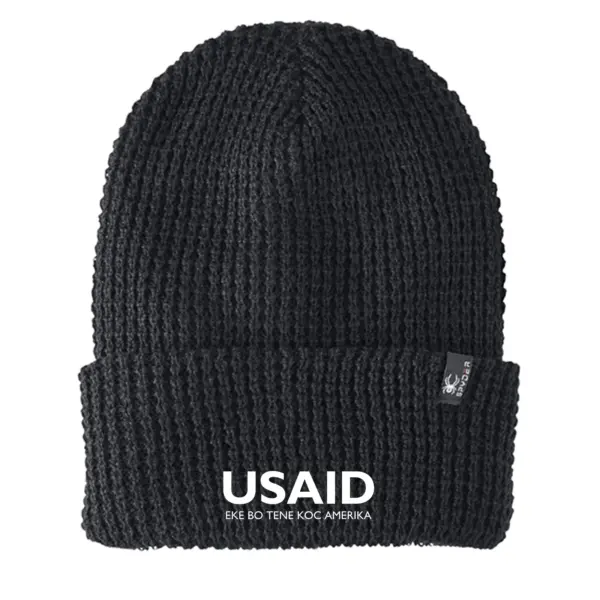 USAID Dinka - Embroidered SPYDER Adult Vertex Knit Beanie