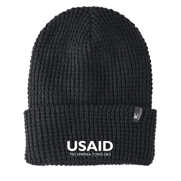 USAID Ewe - Embroidered SPYDER Adult Vertex Knit Beanie