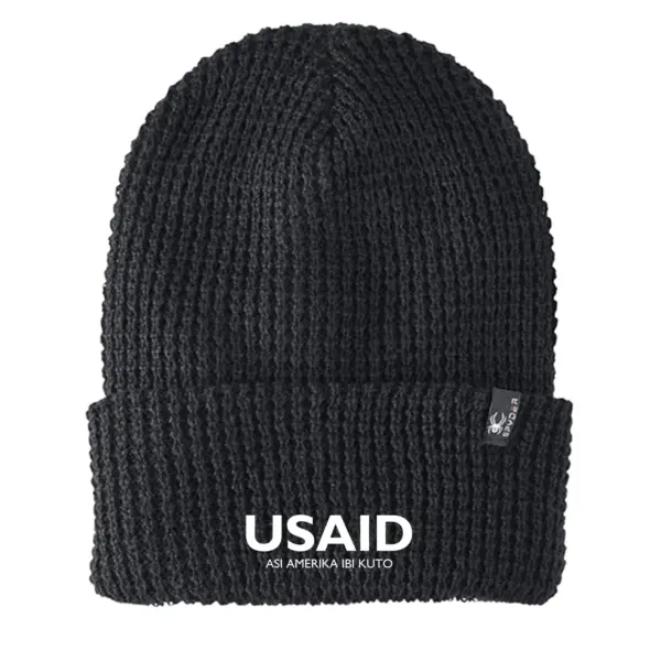 USAID Gonja - Embroidered SPYDER Adult Vertex Knit Beanie