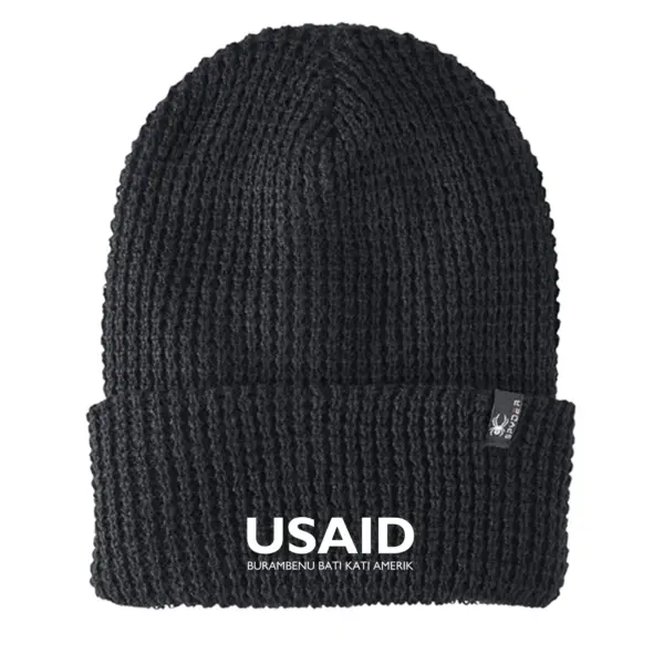 USAID Joola - Embroidered SPYDER Adult Vertex Knit Beanie