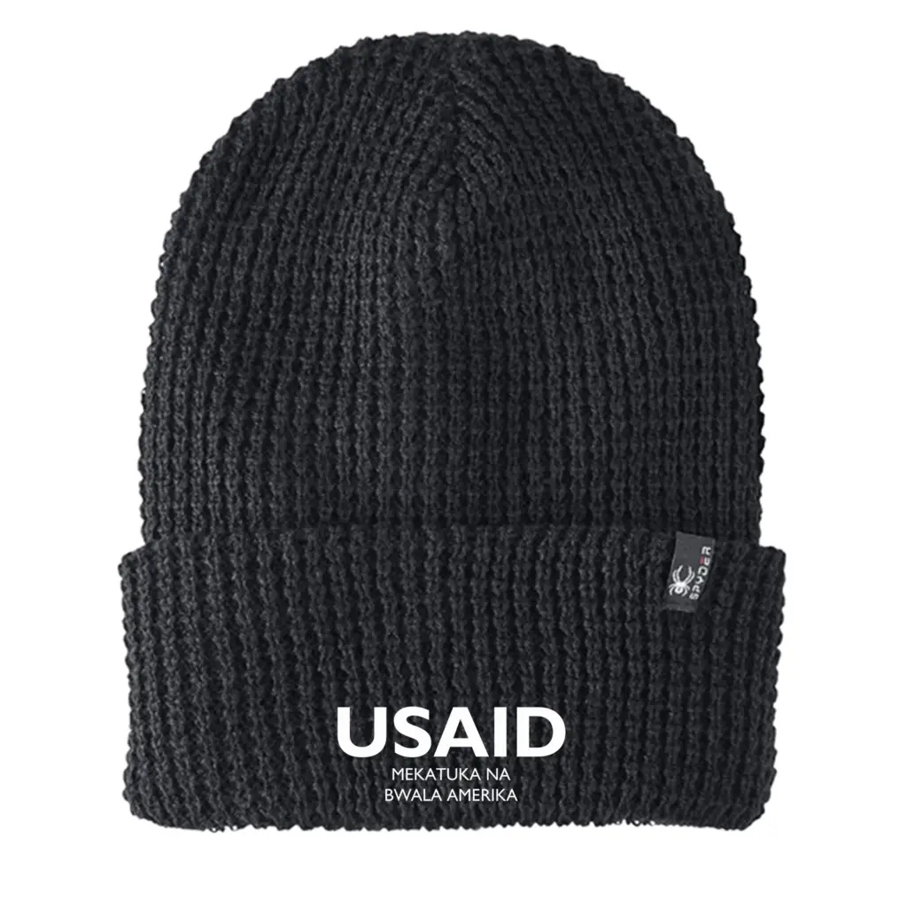 USAID Kikongo - Embroidered SPYDER Adult Vertex Knit Beanie