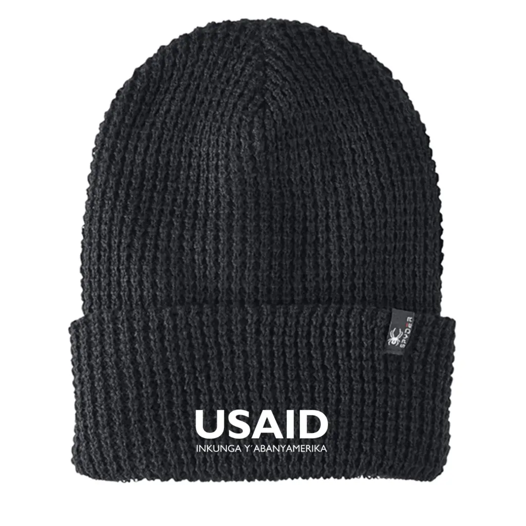 USAID Kinywarwanda - Embroidered SPYDER Adult Vertex Knit Beanie