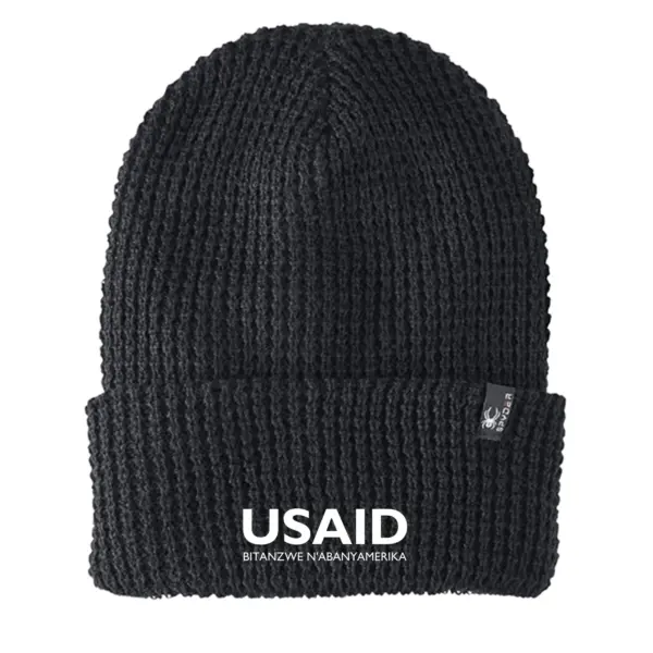 USAID Kirundi - Embroidered SPYDER Adult Vertex Knit Beanie