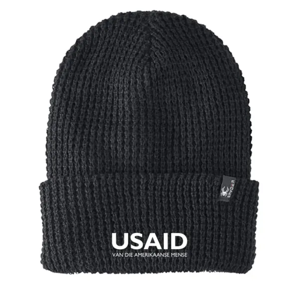 USAID Afrikaans - Embroidered SPYDER Adult Vertex Knit Beanie