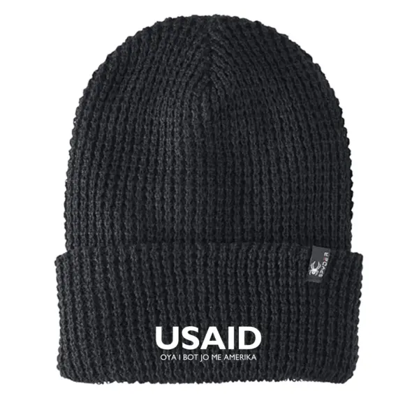 USAID Langi - Embroidered SPYDER Adult Vertex Knit Beanie