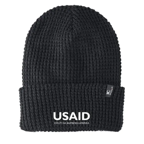USAID Lingala - Embroidered SPYDER Adult Vertex Knit Beanie
