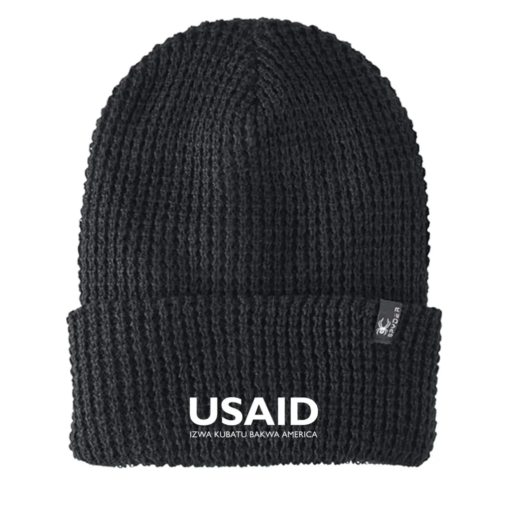 USAID Lozi - Embroidered SPYDER Adult Vertex Knit Beanie
