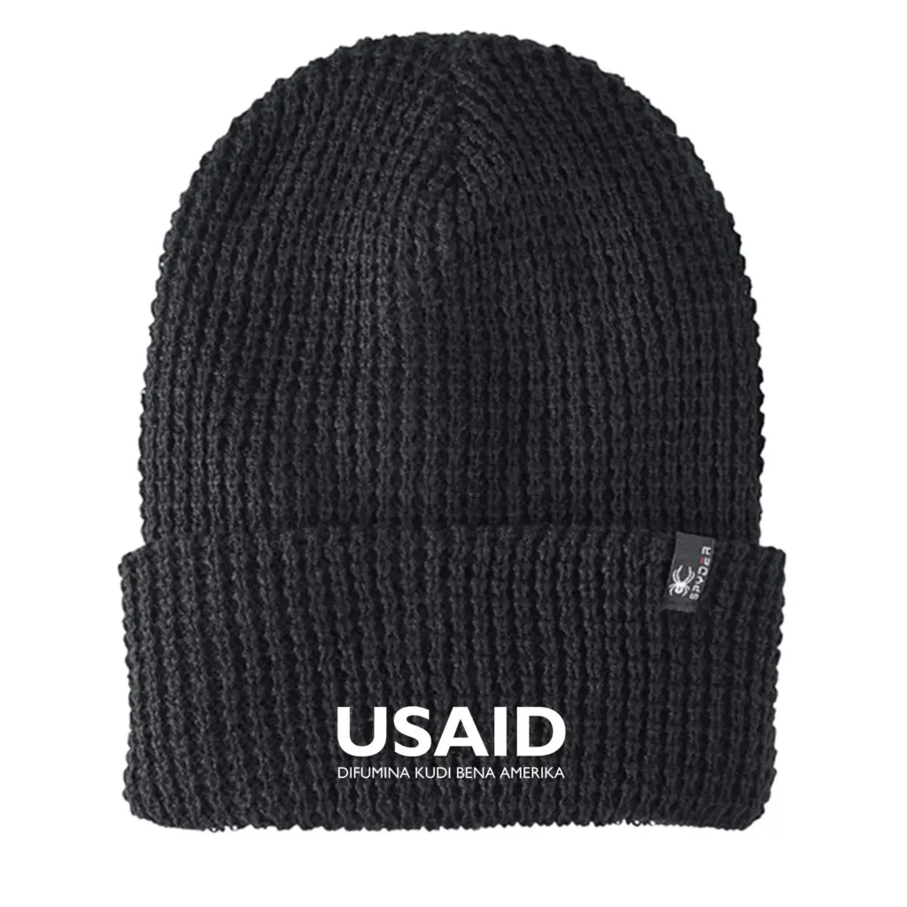 USAID Luba - Embroidered SPYDER Adult Vertex Knit Beanie