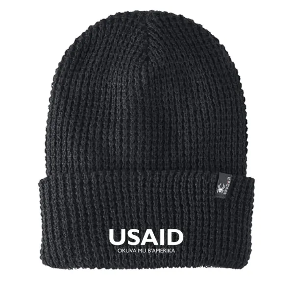 USAID Luganda - Embroidered SPYDER Adult Vertex Knit Beanie