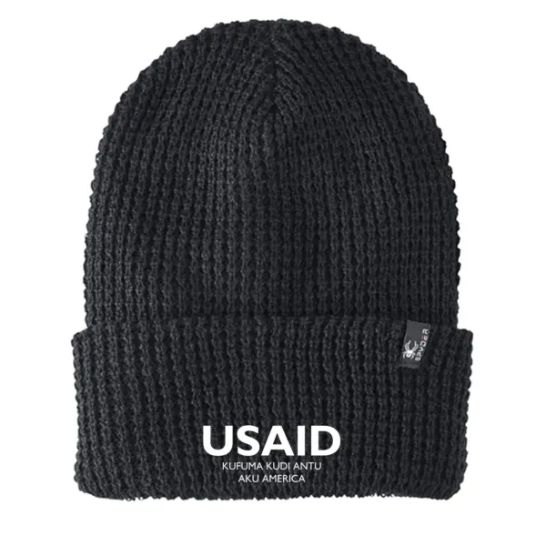 USAID Lunda - Embroidered SPYDER Adult Vertex Knit Beanie
