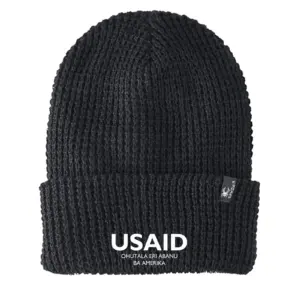 USAID Lusamiya - Embroidered SPYDER Adult Vertex Knit Beanie