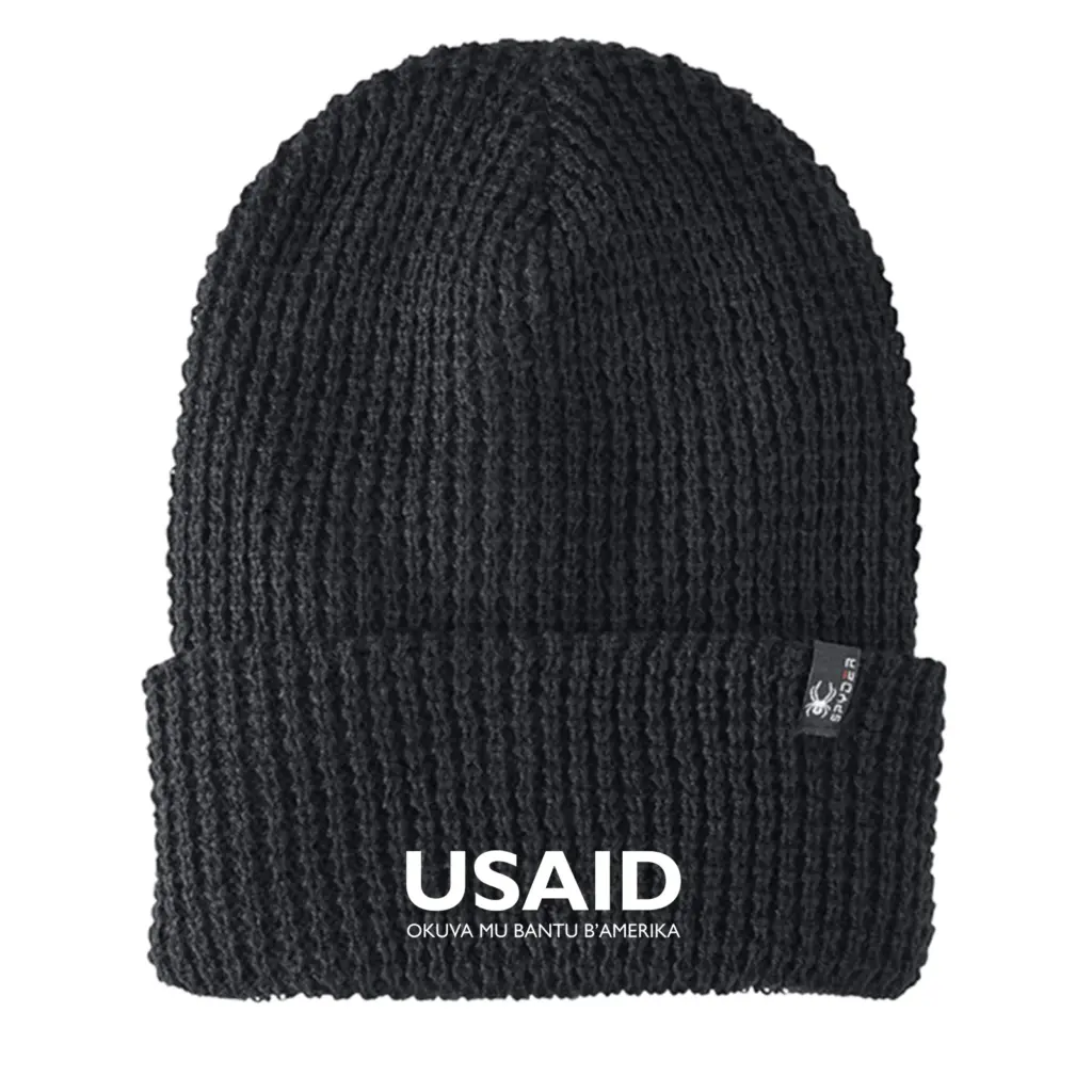 USAID Lusoga - Embroidered SPYDER Adult Vertex Knit Beanie