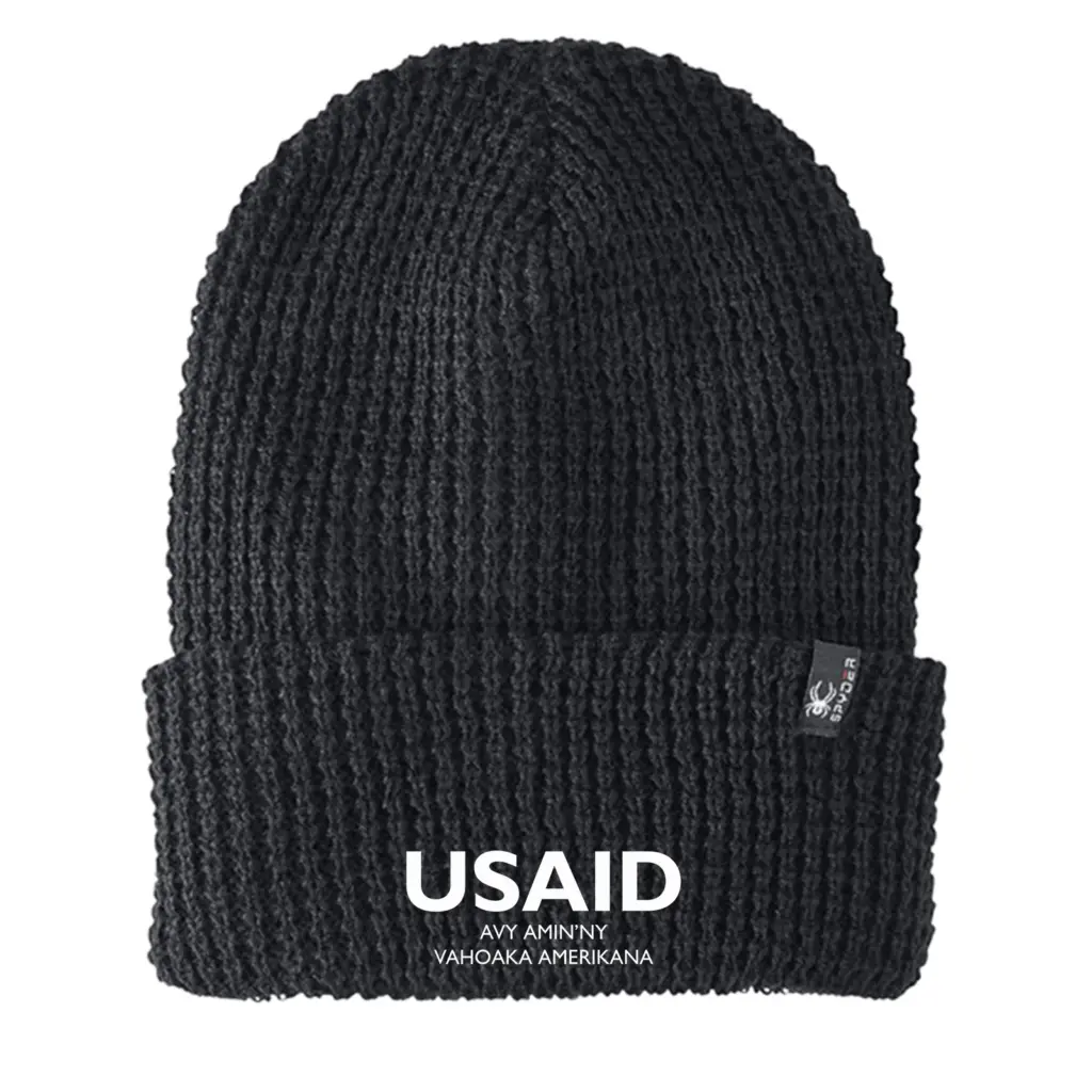 USAID Malagasy - Embroidered SPYDER Adult Vertex Knit Beanie
