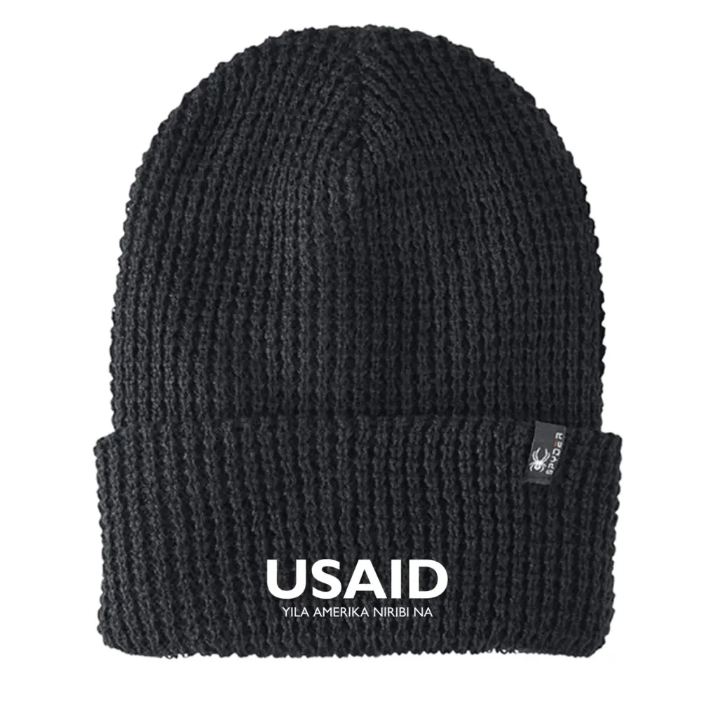USAID Mampruli - Embroidered SPYDER Adult Vertex Knit Beanie