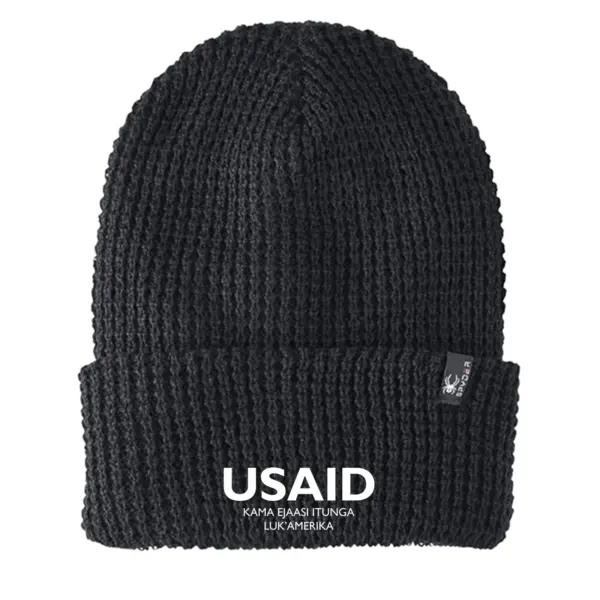 USAID Ateso - Embroidered SPYDER Adult Vertex Knit Beanie