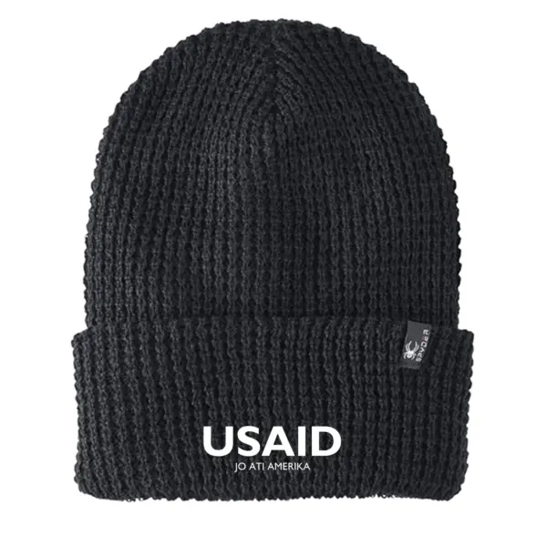 USAID Otuho - Embroidered SPYDER Adult Vertex Knit Beanie