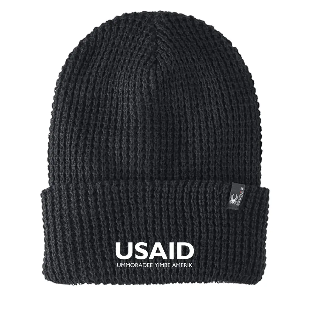 USAID Pulaar - Embroidered SPYDER Adult Vertex Knit Beanie
