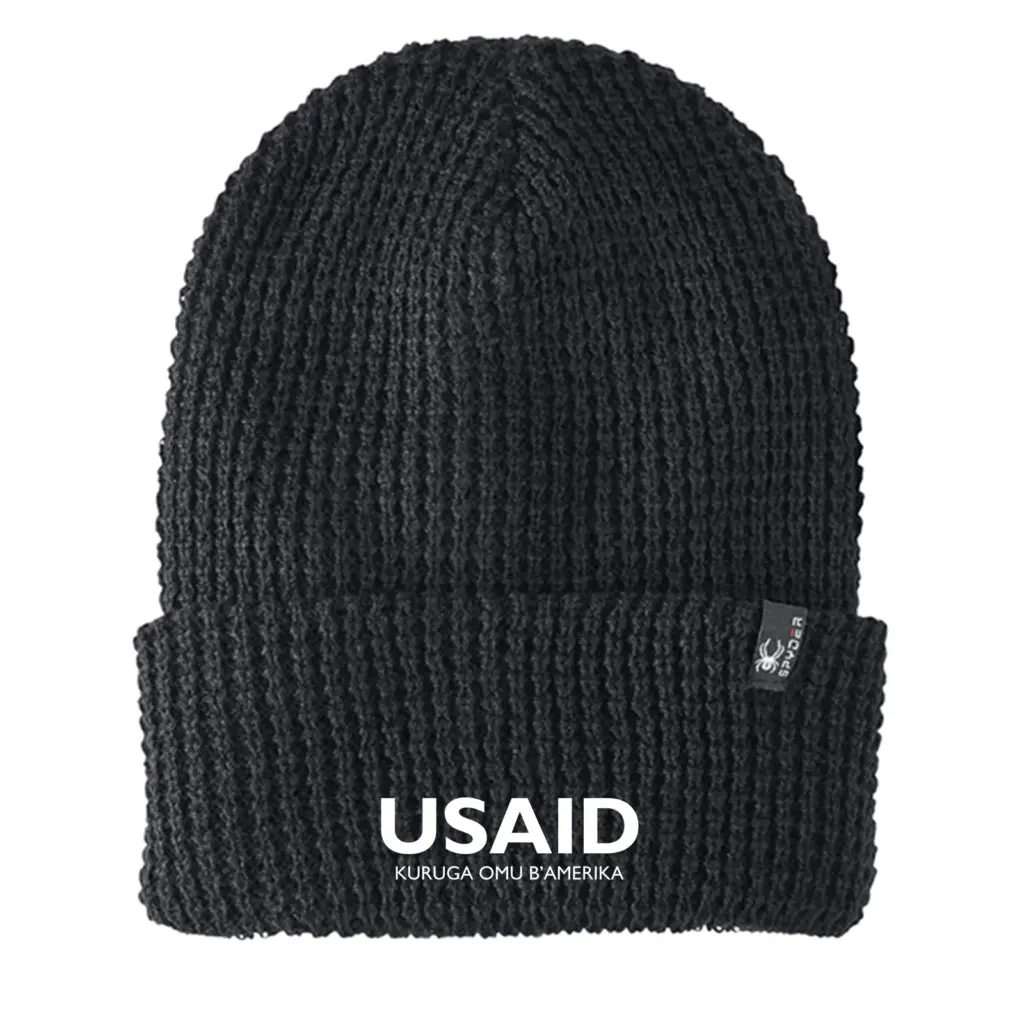 USAID Runyankole - Embroidered SPYDER Adult Vertex Knit Beanie