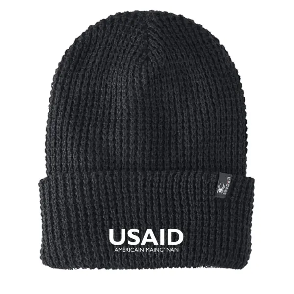USAID Senufo - Embroidered SPYDER Adult Vertex Knit Beanie