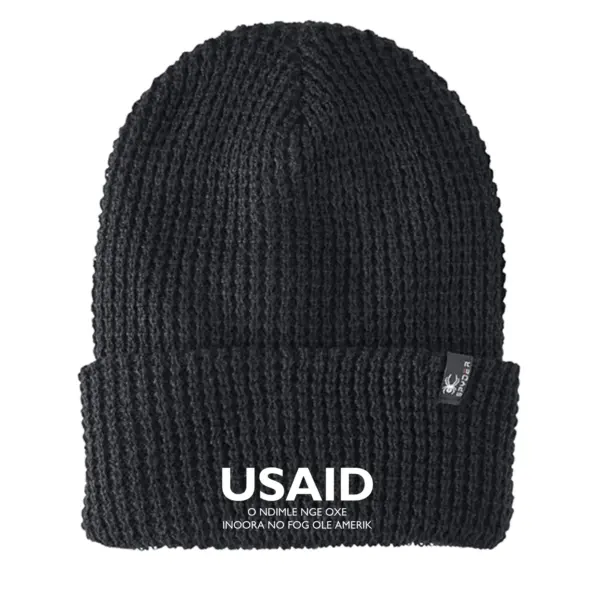USAID Serere - Embroidered SPYDER Adult Vertex Knit Beanie