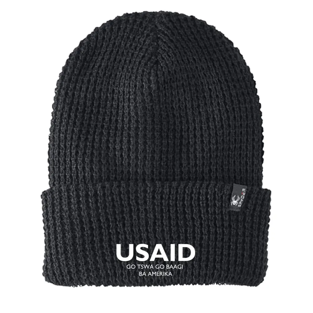 USAID Setswana - Embroidered SPYDER Adult Vertex Knit Beanie