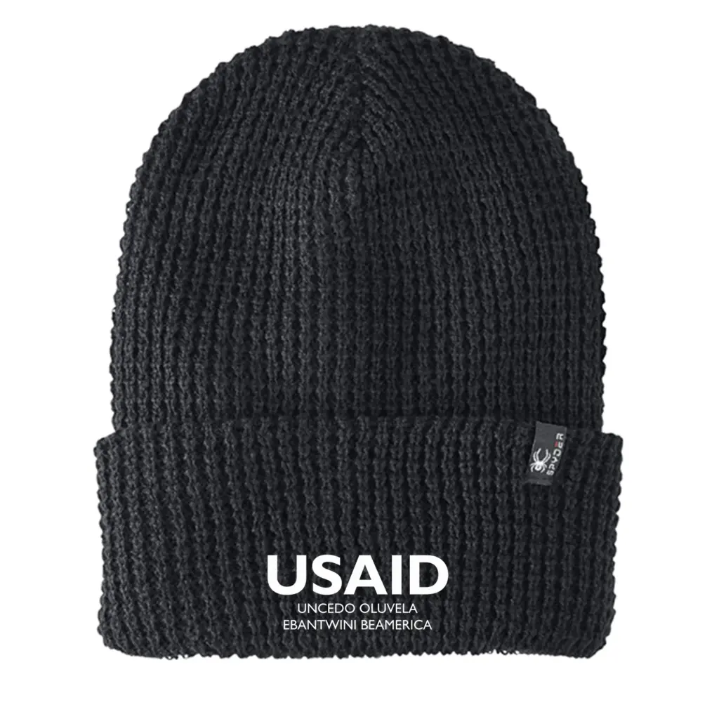 USAID Sindebele - Embroidered SPYDER Adult Vertex Knit Beanie