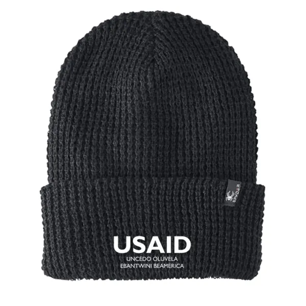 USAID Sindebele - Embroidered SPYDER Adult Vertex Knit Beanie