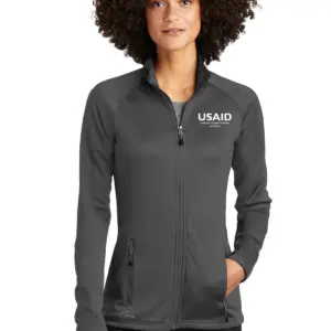 USAID Kaond Eddie Bauer Ladies Smooth Fleece Full-Zip Sweater