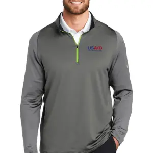 USAID Dagbani - Nike Golf Men's Dri-FIT Stretch 1/2-Zip Cover-Up Shirt