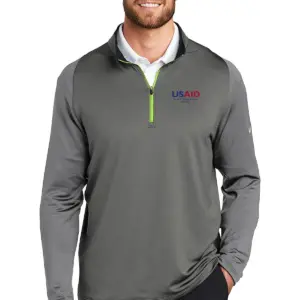 USAID Kaond - Nike Golf Men's Dri-FIT Stretch 1/2-Zip Cover-Up Shirt