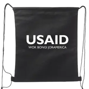 USAID Dhopadhola - Non-Woven Drawstring Backpacks (14.5"x17.5")