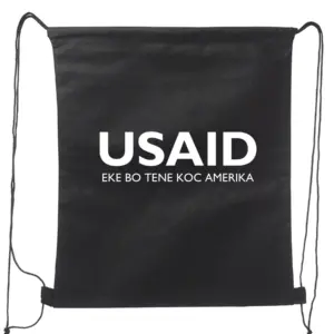 USAID Dinka - Non-Woven Drawstring Backpacks (14.5"x17.5")