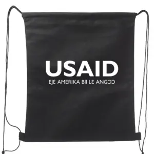 USAID Ga-Dangme - Non-Woven Drawstring Backpacks (14.5"x17.5")