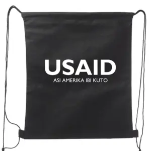 USAID Gonja - Non-Woven Drawstring Backpacks (14.5"x17.5")