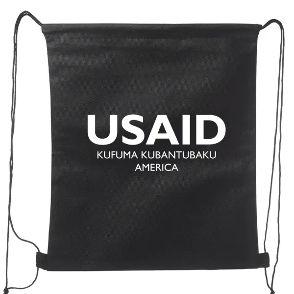 USAID Kaond - Non-Woven Drawstring Backpacks (14.5"x17.5")