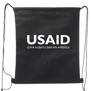 USAID Lozi - Non-Woven Drawstring Backpacks (14.5"x17.5")
