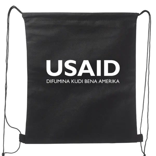 USAID Luba - Non-Woven Drawstring Backpacks (14.5"x17.5")