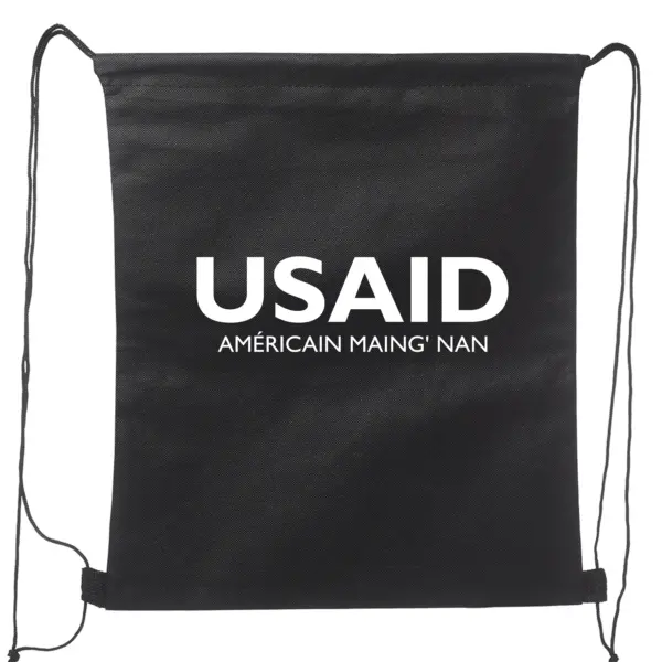 USAID Senufo - Non-Woven Drawstring Backpacks (14.5"x17.5")