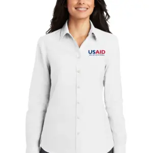 USAID Langi Ladies Port Authority SuperPro Oxford Shirt