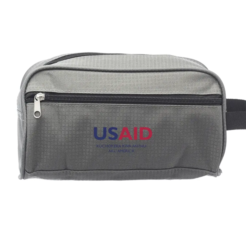 USAID Chichewa - Travel Two Tone Toiletry Bags with Handle