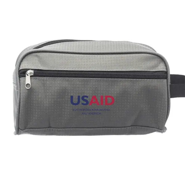 USAID Chichewa - Travel Two Tone Toiletry Bags with Handle