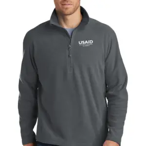 USAID Chichewa - Eddie Bauer Men's 1/2-Zip Microfleece Jacket