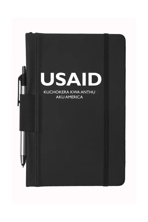 USAID Chichewa - 5"x9" Executive Notebooks with Pen