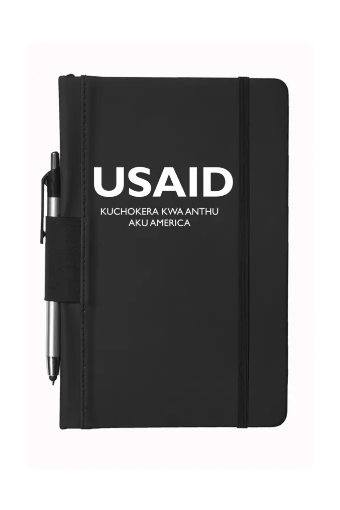 USAID Chichewa - 5"x9" Executive Notebooks with Pen