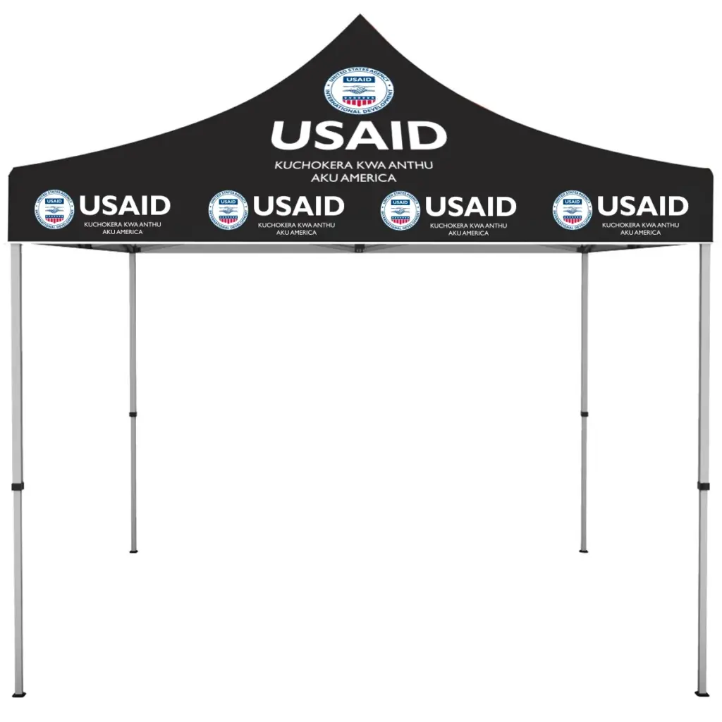 USAID Chichewa - ONE CHOICE 10 ft. Steel Canopy Tent Dye-Sub Graphic Package