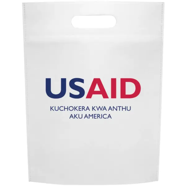 USAID Chichewa - Non-Woven Exhibition Tote Bags (11"x14")